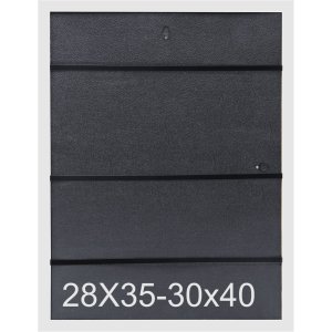 S43AK1 Obyčajný rám v bielej farbe 10x10 cm