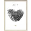 S46CH1 Rám na obraz v prírodnej farbe s bielym okrajom 10x15 cm