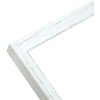 Deknudt obrazový rám S46DF1 biely so strieborným okrajom 15x20 cm