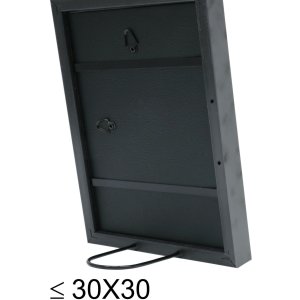 S46DF7 Rám na obraz v sivej farbe so strieborným okrajom 10x15 cm