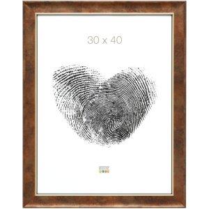 S46EA3 Drevený rám v zlatej farbe 18x24 cm