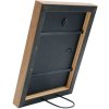 S46JH2 Drevený rám v čiernej farbe s okrajom vo farbe dreva 13x18 cm