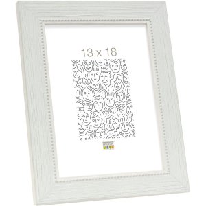 S46KF1 Drevený rám v bielej farbe s...