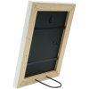 S46KF1 Drevený rám v bielej farbe s perleťovým lemovaním 13x18 cm