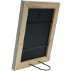S46KF7 Drevený rám v sivej farbe s perleťovým lemovaním 13x18 cm