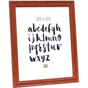 S46MF3 Hnedý drevený rám v zvetranom...