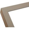 S46PH3 Drevený rám v béžovej farbe s okrajom vo farbe dreva 15x15 cm