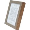 S46PH3 Drevený rám v béžovej farbe s okrajom vo farbe dreva 18x24 cm
