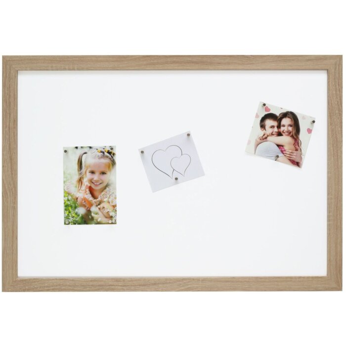 S49BH1 Magnetická tabuľa vo farbe prírodného dreva 40x60 cm