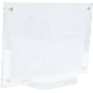 S58SC1 Transparentný magnetický rámik so stojanom 10x15 cm