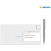 Etikety A4 biela 88,9x46,6 mm Pohyblivý snímateľný papier matný 1200 ks.