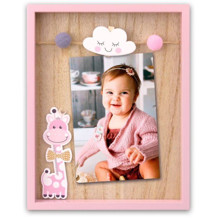 Ryan baby rám 10x15 cm ružový
