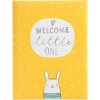 Goldbuch detský denník Welcome little one žltý 21x28 cm 44 ilustrovaných strán