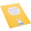 Goldbuch detský denník Welcome little one žltý 21x28 cm 44 ilustrovaných strán