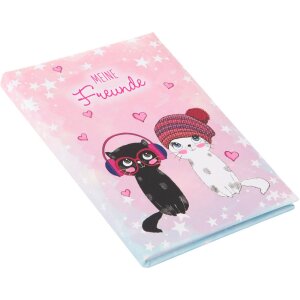 Zlatá kniha priateľov Hudba pre mačky 15x21 cm 88 strán