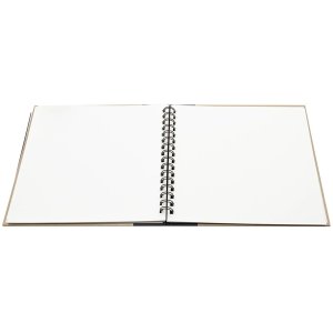 Špirálový album Panodia Eskis čierny 23x27 cm 60 bielych strán