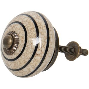 Kľučka na dvere Ø 4 cm - Clayre & Eef 64176