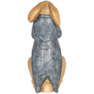 Clayre & Eef 6PR2601 Dekorácia Králik s palicou 16x13x32 cm