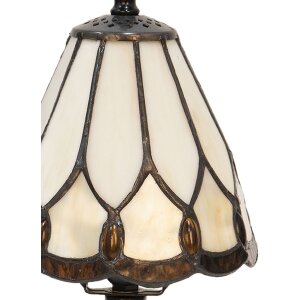 Stolná lampa Tiffany Ø 14x31 cm E14-max 1x40W
