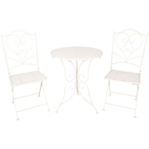 Stôl + 2x stolička Ø 60x70-40x40x92 cm - 5Y0637