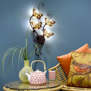 Nástenné svietidlo Tiffany 32x68 cm G4-4x2W - 5LL-5979