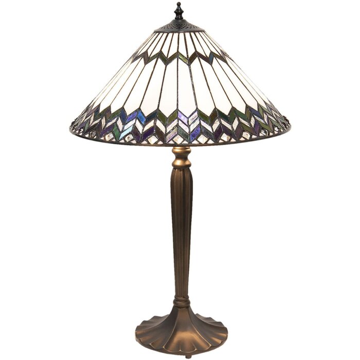 Stolná lampa Tiffany Ø 40x62 cm E27-max 2x60W