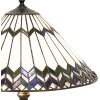 Stolná lampa Tiffany Ø 40x62 cm E27-max 2x60W