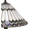 Stolná lampa Tiffany Ø 40x62 cm E27-max 2x60W