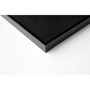 Hliníkový obrazový rám Nielsen Alpha 30x30 cm eloxovaný čierny lesklý