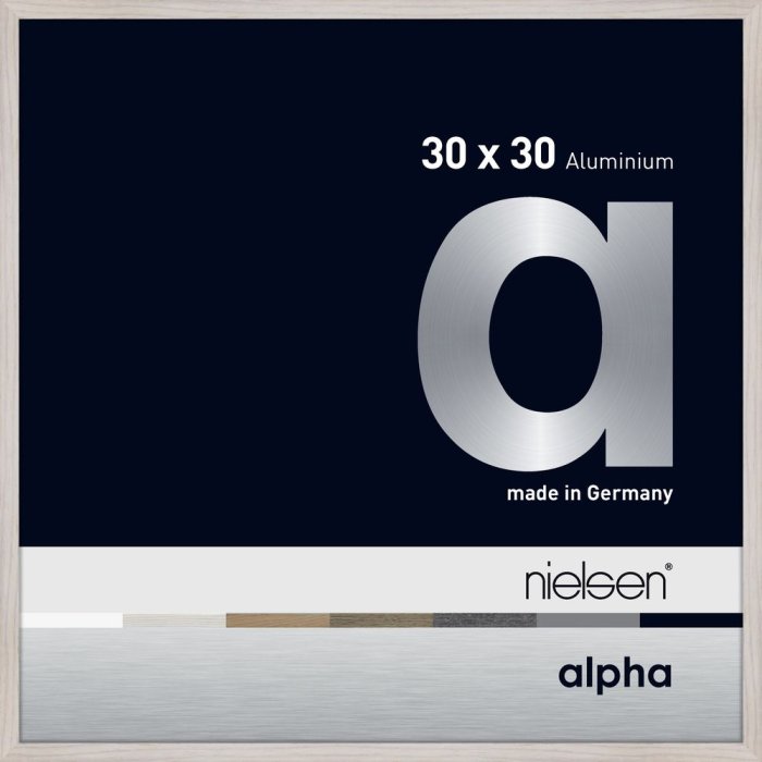 Hliníkový rám na obrazy Nielsen Alpha 30x30 cm dub biely