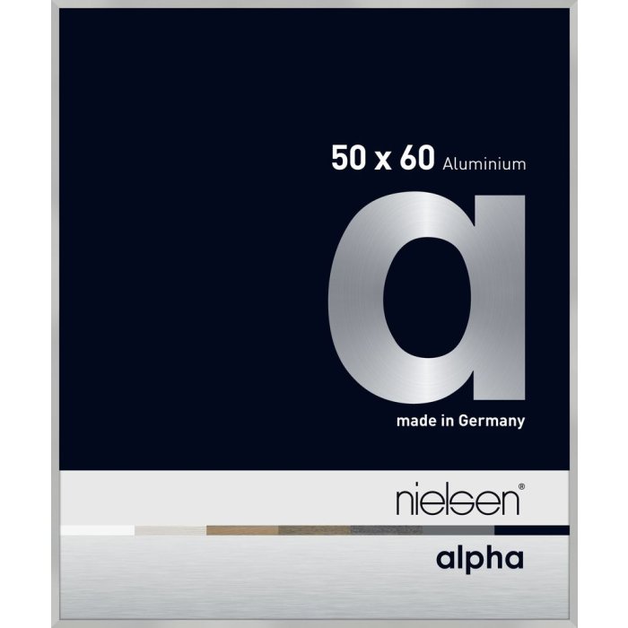 Hliníkový obrazový rám Nielsen Alpha 50x60 cm strieborný matný