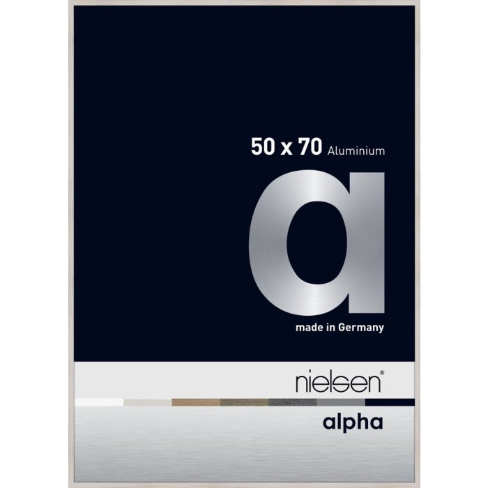 Hliníkový obrazový rám Nielsen Alpha 50x70 cm dub biely