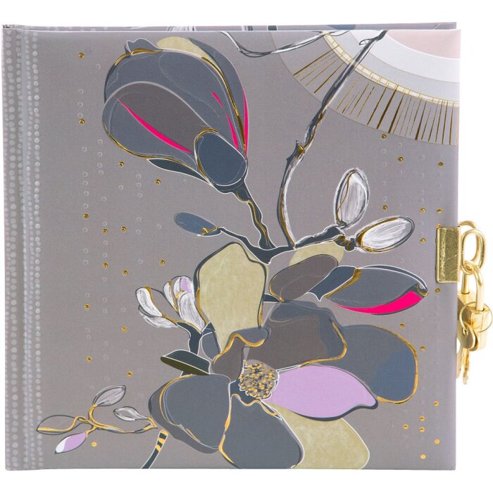 Goldbuch diár Magnolia taupe 16,5x16,5 cm 96 bielych strán