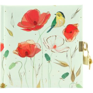 Denník Nežné kvety 16,5x16,5 cm