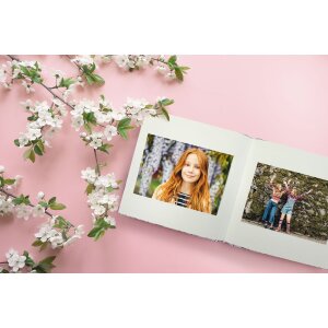 Walther fotoalbum Bloomy 18x18 cm 30 bielych strán