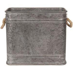 Dekoratívne železné vedro (2 kusy) 44x26x39 - 38x22x33 cm Clayre & Eef 6Y3737