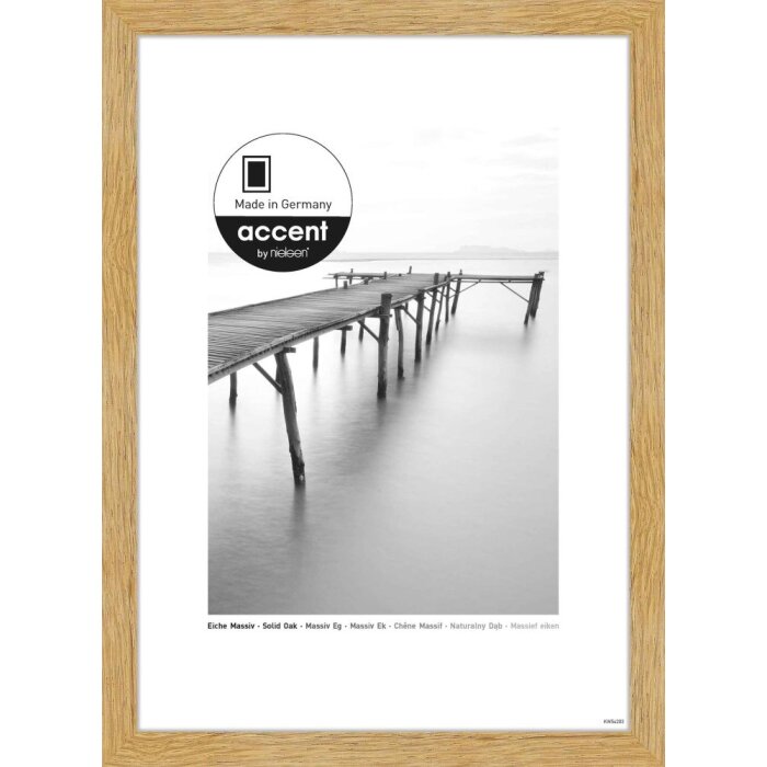 Nielsen Accent rám z masívneho dreva Scandic dub 10x15 cm až 70x100 cm