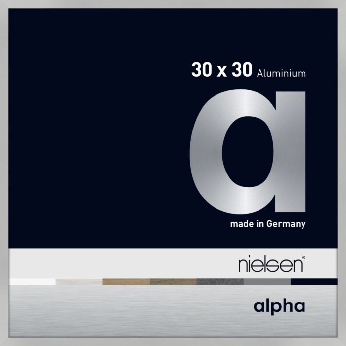 Hliníkový rám na obrazy Nielsen Alpha TCSC 30x30 cm strieborný matný