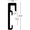 Hliníkový rám na obrazy Nielsen Alpha TCSC 30x30 cm strieborný matný