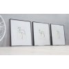 Hliníkový obrazový rám Nielsen Alpha TCSC 60x90 cm tmavosivý lesklý