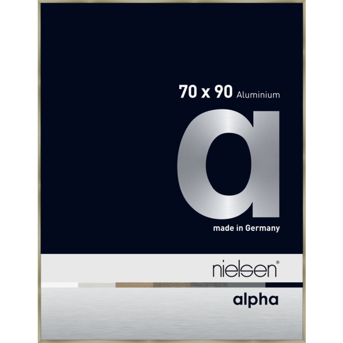 Hliníkový rám na obrazy Nielsen Alpha TCSC 70x90 cm z brúsenej nehrdzavejúcej ocele