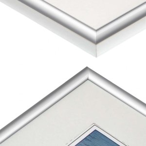 Plastový rám Henzo Napoli 10x10 cm strieborný