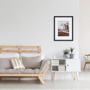 Drevený rám Jardin 60x90 cm čierny