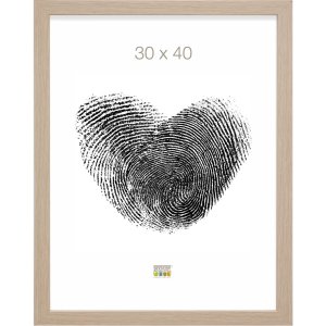 Deknudt drevený rám S45RJ1AR svetlý dub 15x20 cm antireflexné sklo