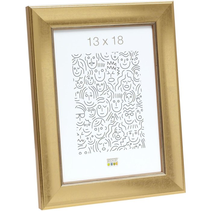 Drevený rám S45YA1 zlatý 21x30 cm antireflexné sklo