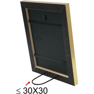 Drevený rám S45YA1 zlatý 21x30 cm antireflexné sklo