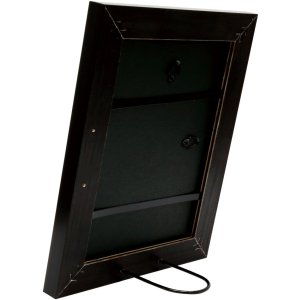 Drevený rám S46EA3 Zlatý okraj 18x24 cm antireflexné sklo