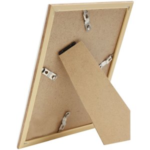 Plastový rám S46WG biely prírodný okraj 13x18 cm
