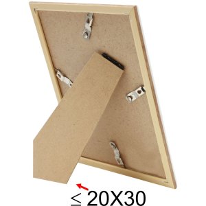 Plastový rám S46WG biely prírodný okraj 13x18 cm