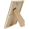 Plastový rám S46WG prírodný okraj biely 10x15 cm